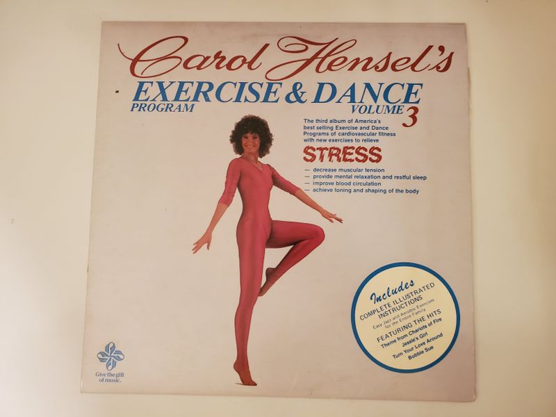 Carol Hensel Exercise & Dance Program Volume 3 vinyl record
